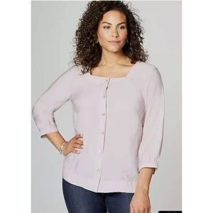 J. Jill Square Neck Top